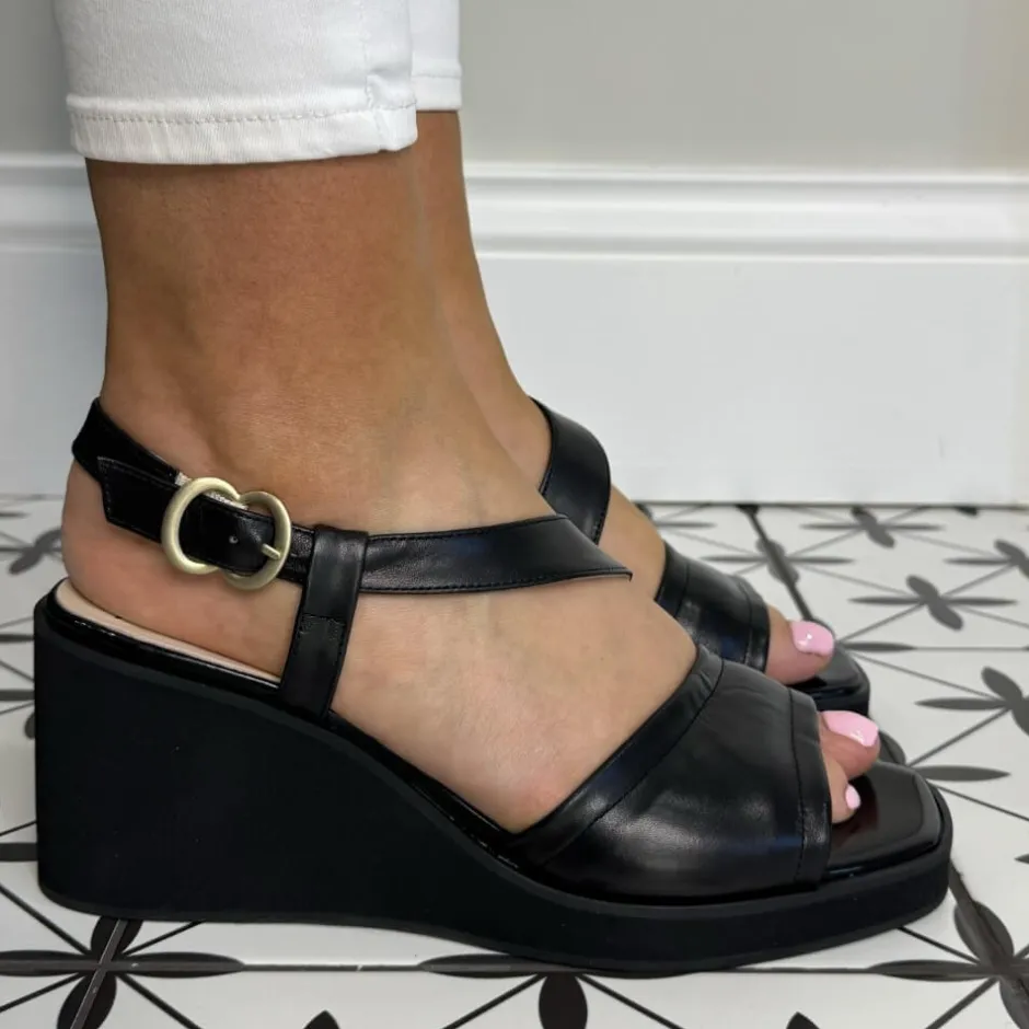 marian__wedge_sandal_blac_0.webp Marian Sandals | Wedges*62901 Wedge Sandal -BLACK