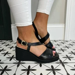 Marian Sandals | Wedges*62901 Wedge Sandal -BLACK