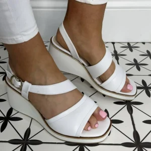 Marian Sandals | Wedges*62901 Wedge Sandal -WHITE