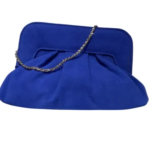 Marian All Bags*Suede Clutch 205 Electric Blue