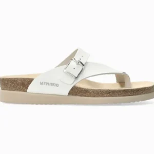 Mephisto Sandals*Helen Toe Post Sandal -WHITE