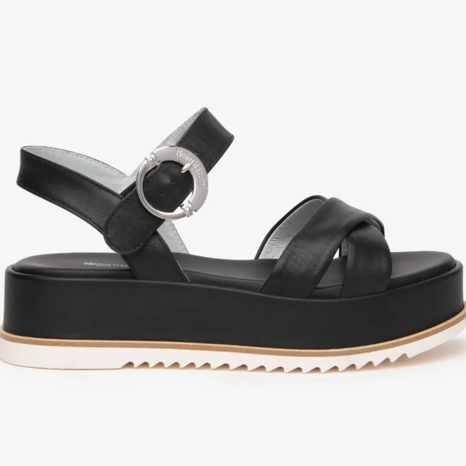 nerogiardini_ed_crisscros_0.webp Nero Giardini Sandals*NeroGiardini E410740D Crisscross Sandal-BLACK