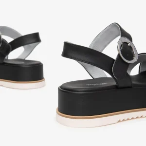 Nero Giardini Sandals*NeroGiardini E410740D Crisscross Sandal-BLACK