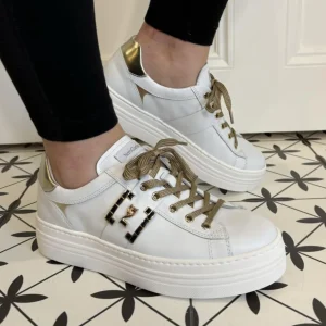 Nero Giardini Casual Shoes | Trainers*NeroGiardini I411612D Leather Trainer-WHITE