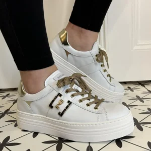 Nero Giardini Casual Shoes | Trainers*NeroGiardini I411612D Leather Trainer-WHITE