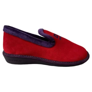Nordikas Slippers*305 Suede -CEREZA RED