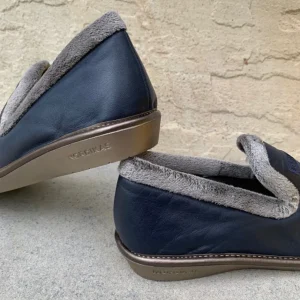 Nordikas Slippers*Leather 305 -MARINO