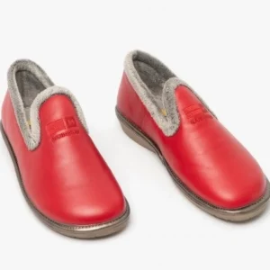 Nordikas Slippers*Leather 305 -RED