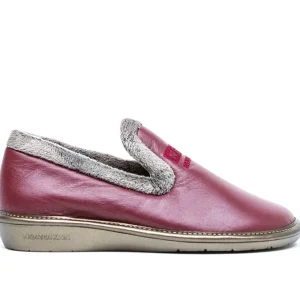 Nordikas Slippers*Leather 305 -WINE