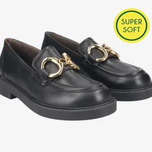 Paul Green Casual Shoes | Loafers*1008 Chunky Loafer-BLACK LEATHER