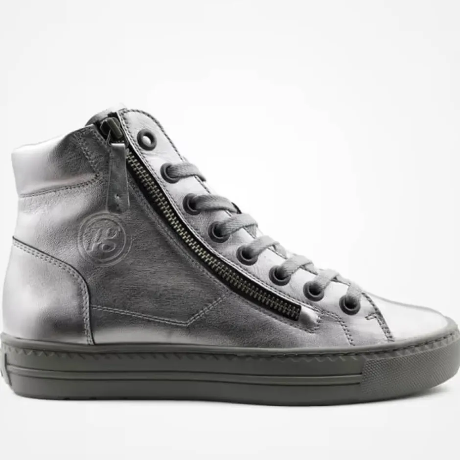 paul_green__hitopdark_sil_0.webp Paul Green Trainers | Ankle Boots*4024 Hi-Top-DARK SILVER CLAY
