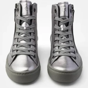 Paul Green Trainers | Ankle Boots*4024 Hi-Top-DARK SILVER CLAY