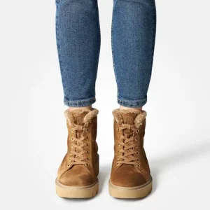 Paul Green Ankle Boots*8107 Warm Lining-TOFFEE