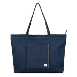 Roka All Bags*PORTOBELLO TOTE-DEMIN BLUE