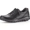 Rolling Soft Walking Shoes | Black Trainers*Rollingsoft 36.968 Fantastic-BLACK LEATHER