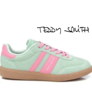 Teddy Smith Casual Shoes | Trainers*120123 Sneakers Verde Green u0026 Pink