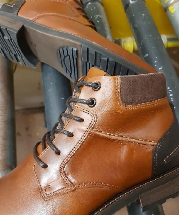 TOMMY BOWE Boots*Morris Ankle Boot Burnish Tan