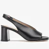 UNISA Sandals | Heels*MONDY PEEPTOE SLINGBACK-BLACK Leather