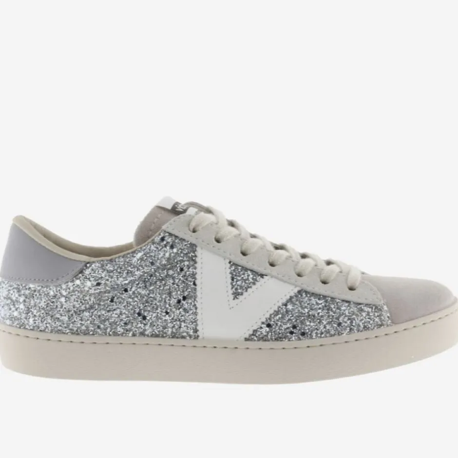victoria_berlin_glitter_s_1.webp Victoria Casual Shoes | Trainers*Berlin Glitter 1126195-SILVER PLATA