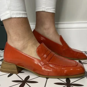 Wonders Casual Shoes | Loafers*C-7122 Patent Leather Loafer-RED
