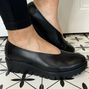 Wonders Casual Shoes | Loafers*Fly C-33100 Slip-on-BLACK