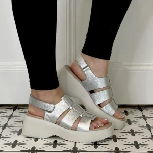 Wonders Casual Shoes | Sandals*Nora Sandal D-9724 SILVER
