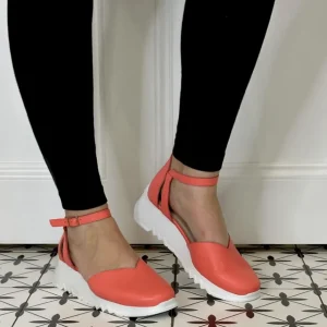 Wonders Sandals*Selfie Wedge Sandal E-6703-CORAL